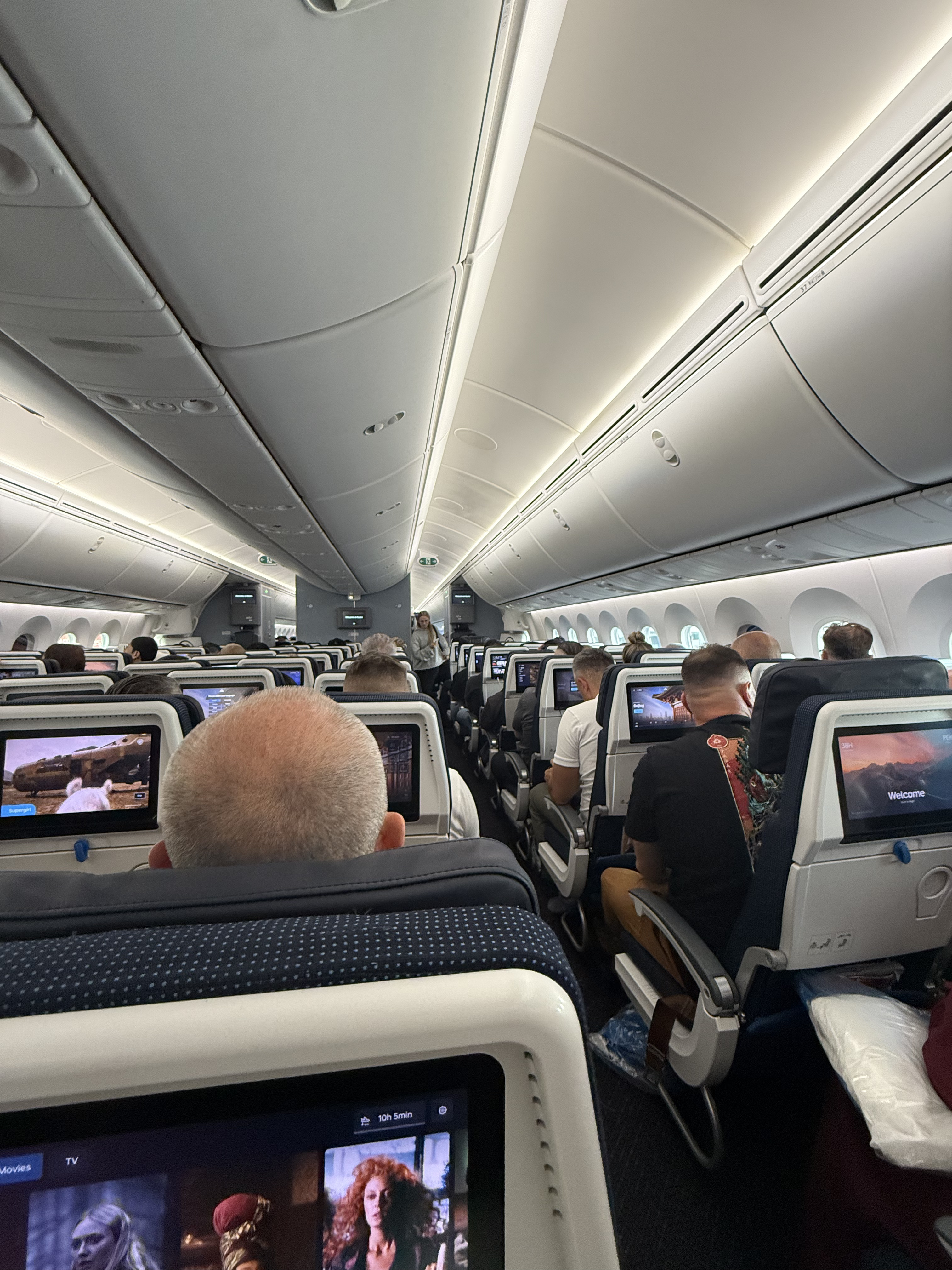 Interior do avião